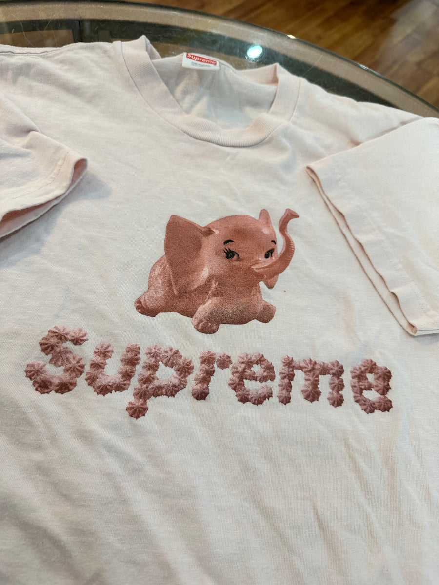 Supreme pink online elephant tee