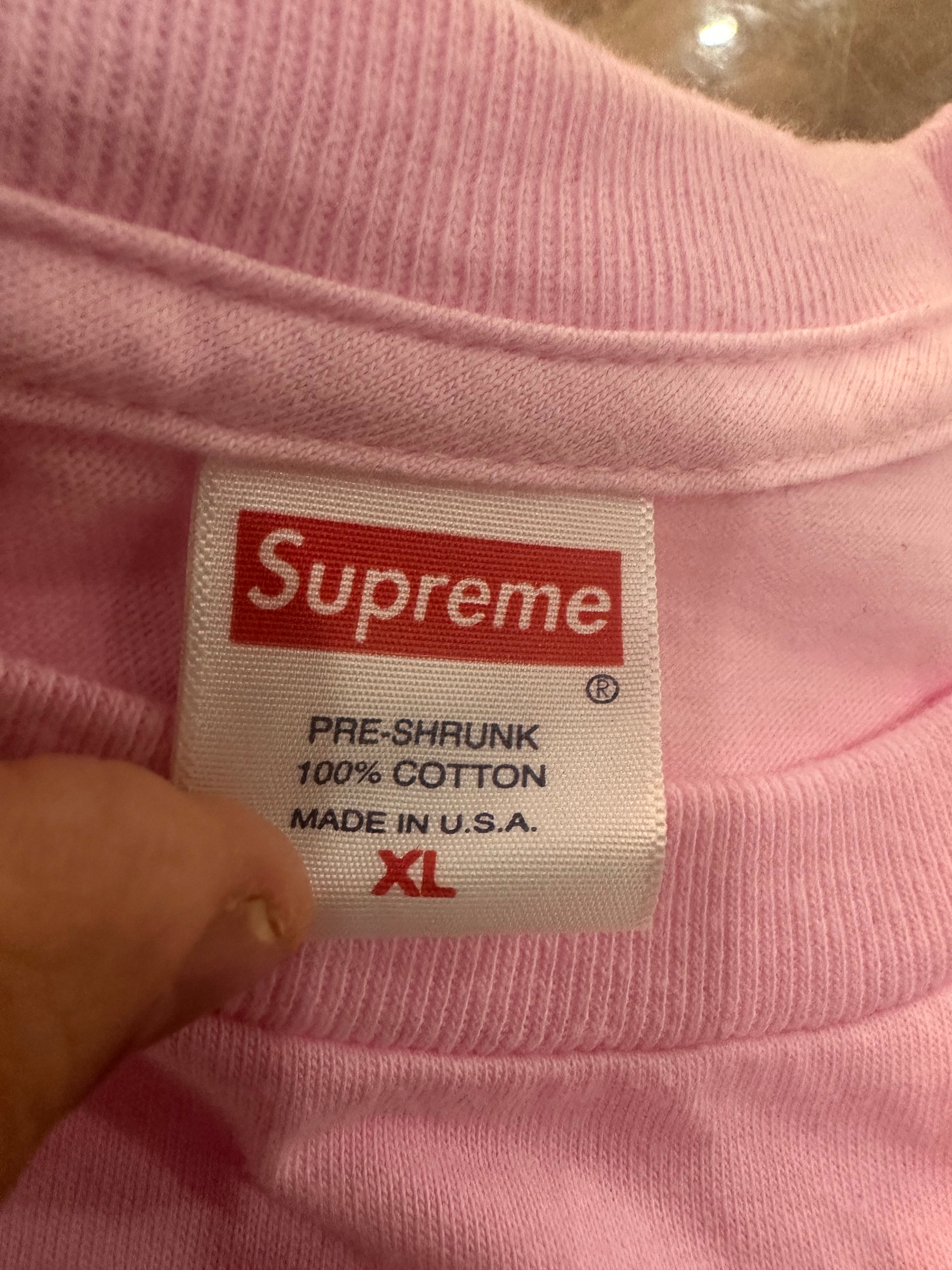 Brand new Light Pink Supreme Chair Tee Size Xlarge