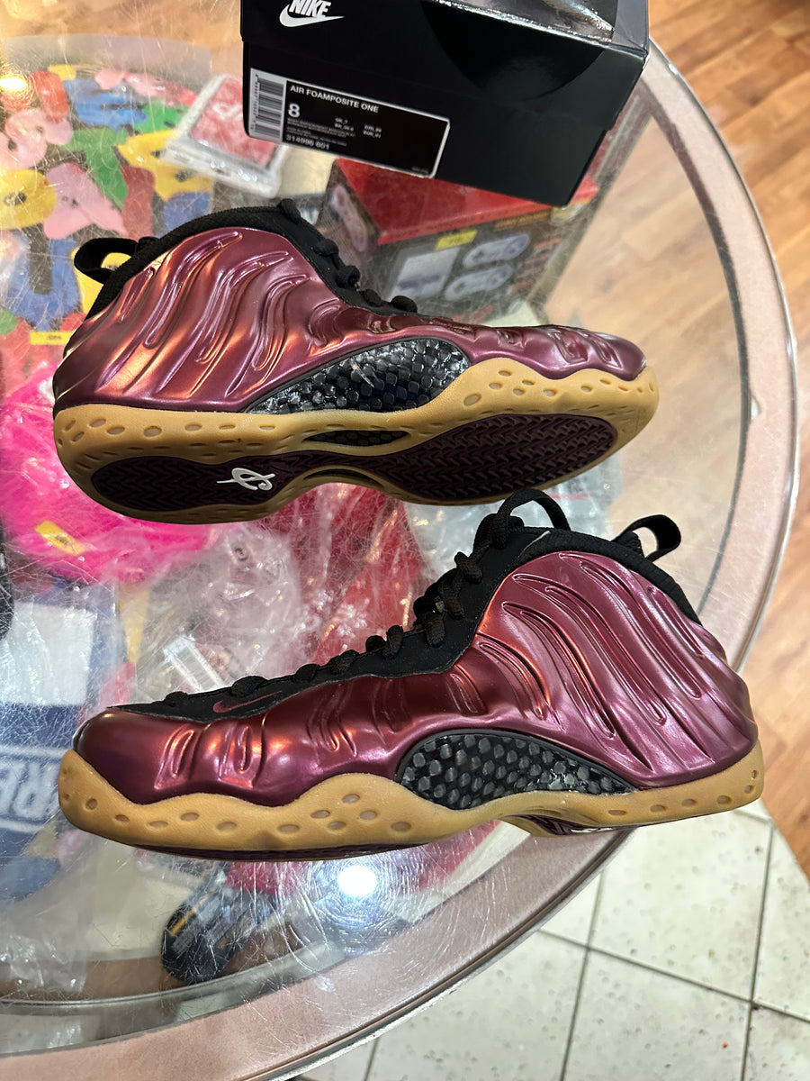 Burgundy foamposite 2025