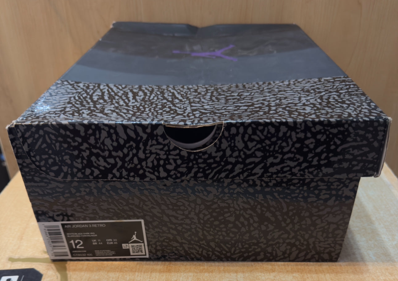 Brand New Dark Iris 3s Size 12