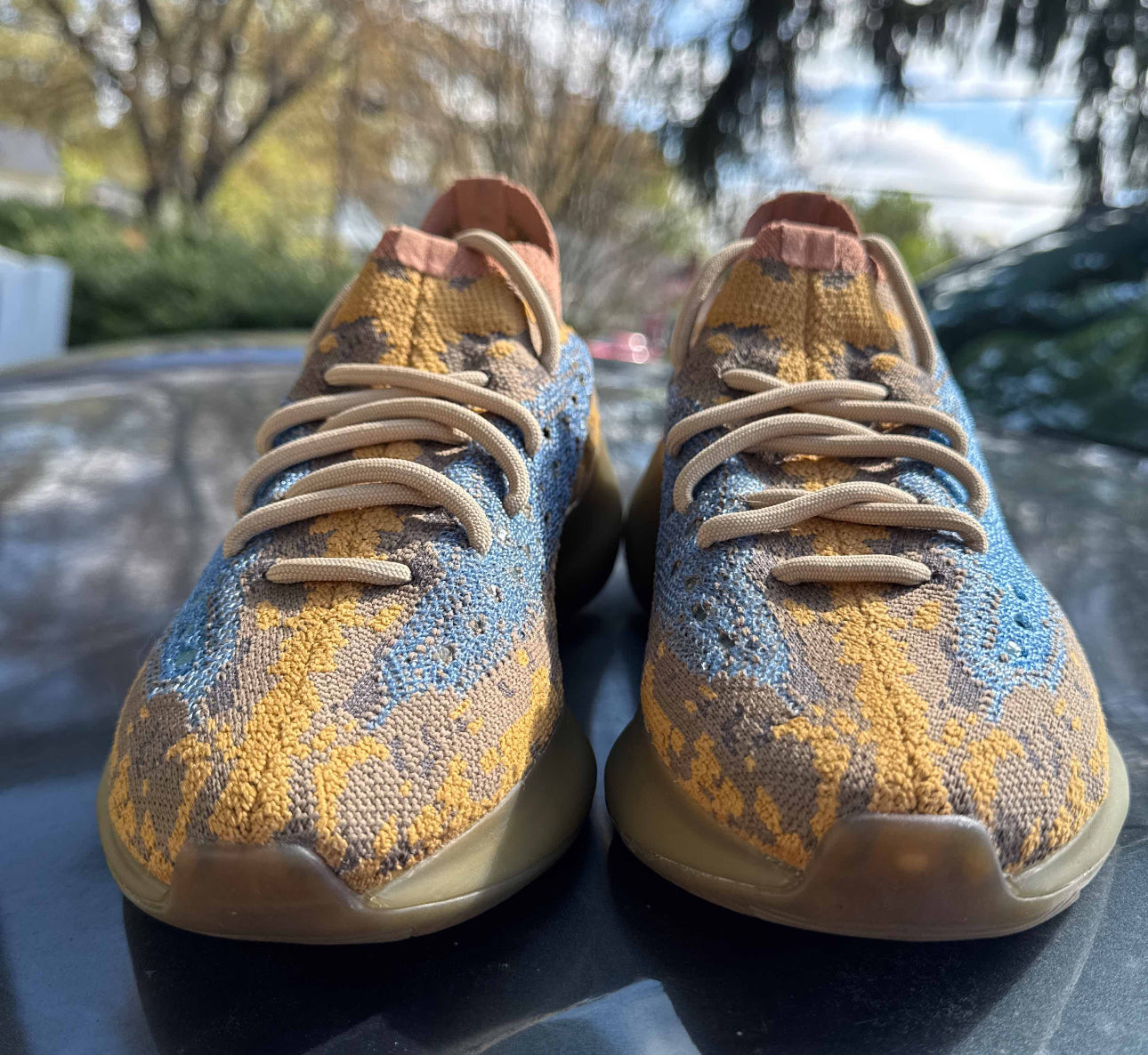 Yeezy Boost 380 Blue Oat Non-Reflective Size 5.5