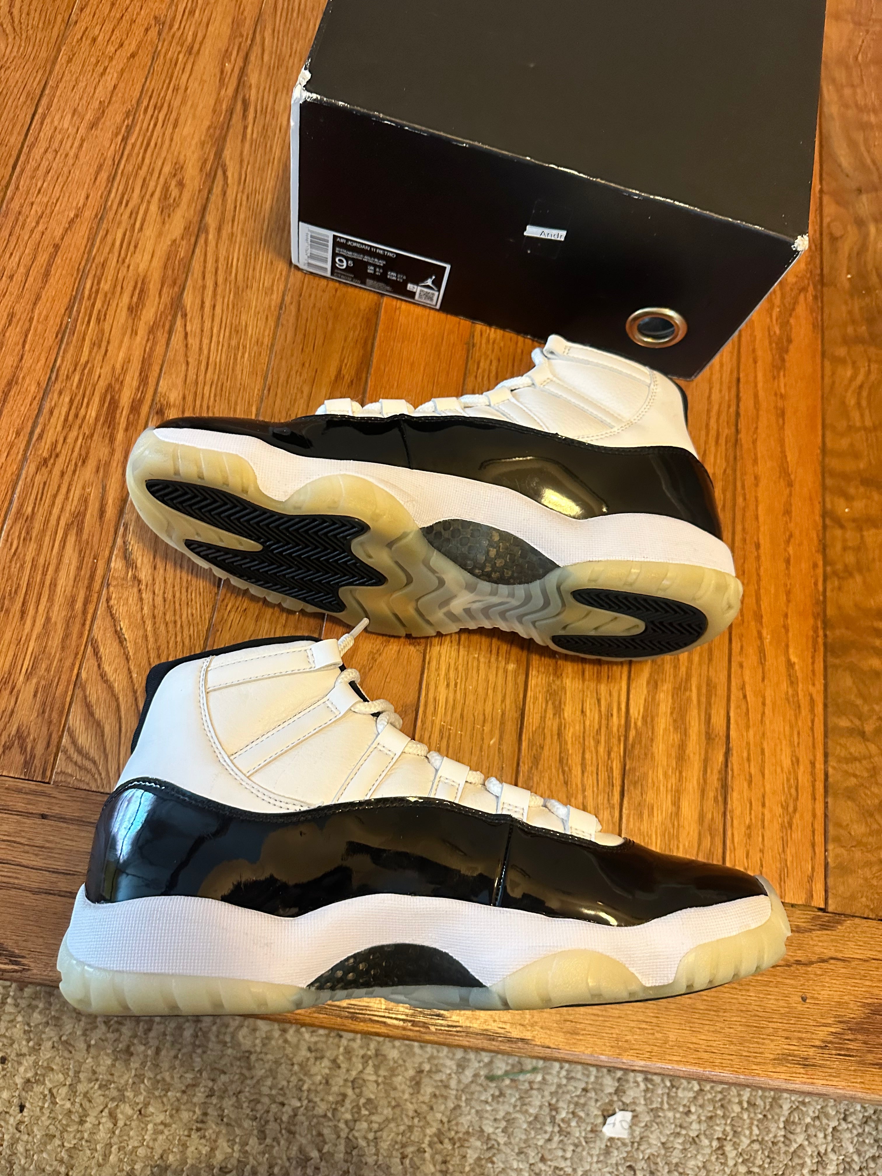 DMP Gratitude 11s size 9.5