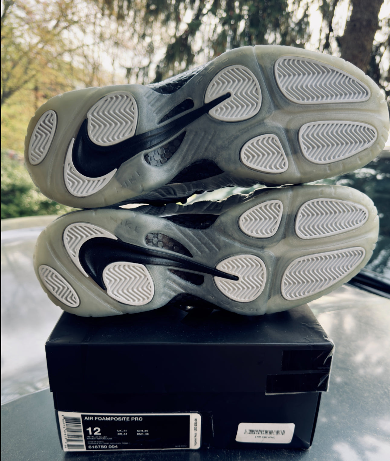 Brand New Silver Surfer Foams Size 12