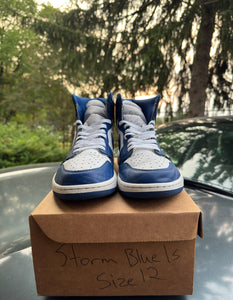 Storm Blue 1s Size 12
