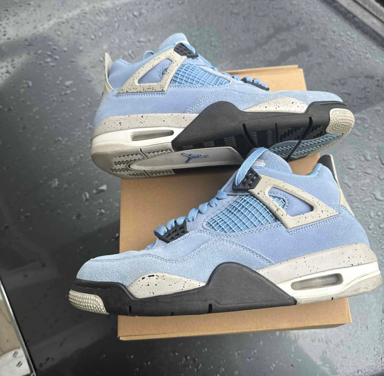 University Blue 4s Size 7.5