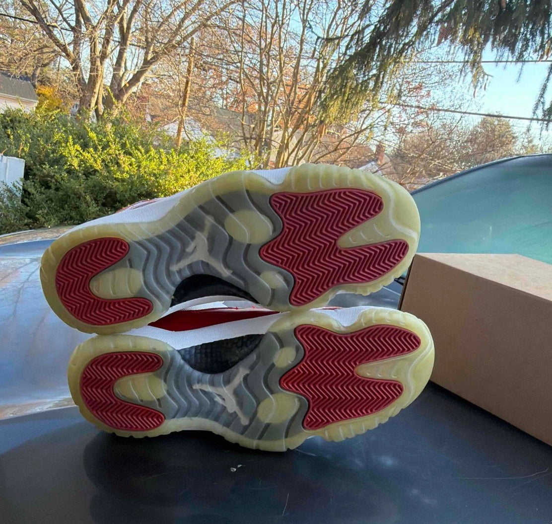 Cherry Low 11s Size 10.5