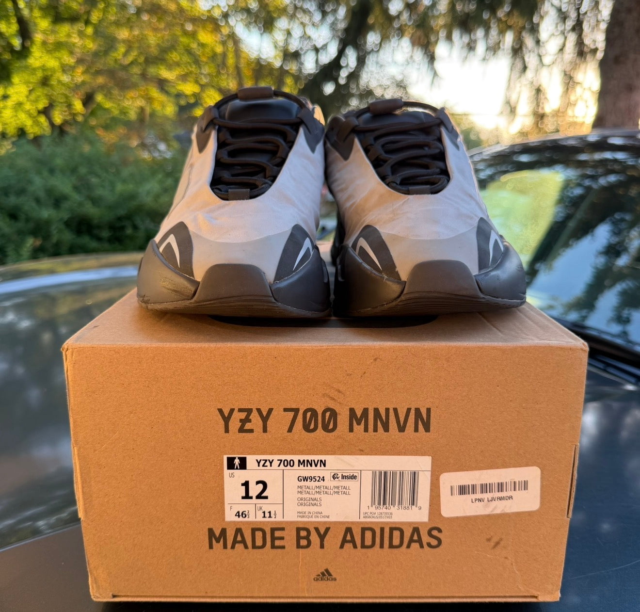 Yeezy 700 MNVN Metallic Size 12