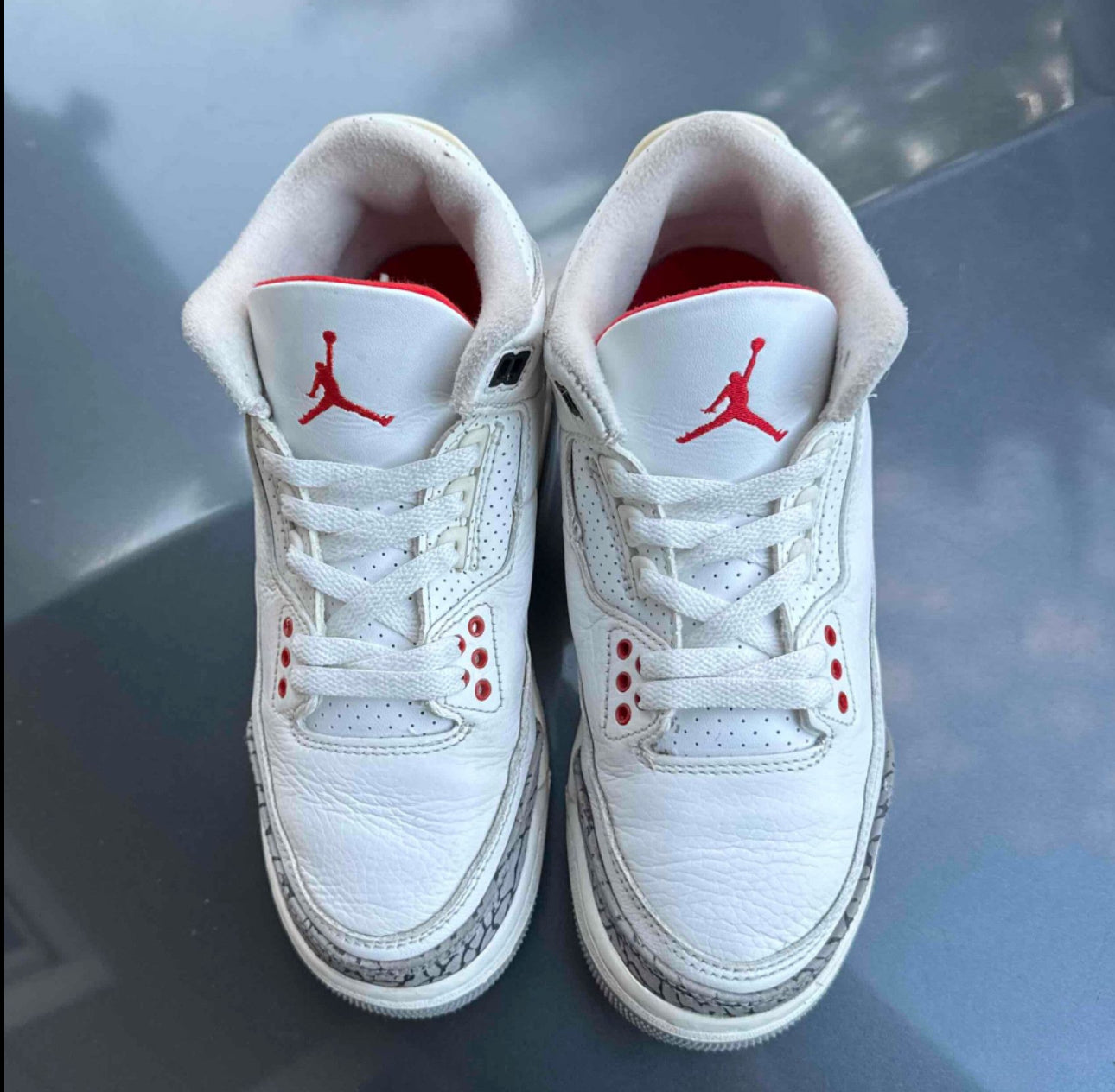 White Cement Reimagined 3s Size 5.5Y