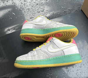 Air Force 1 07 Grey Azure Size 8.5