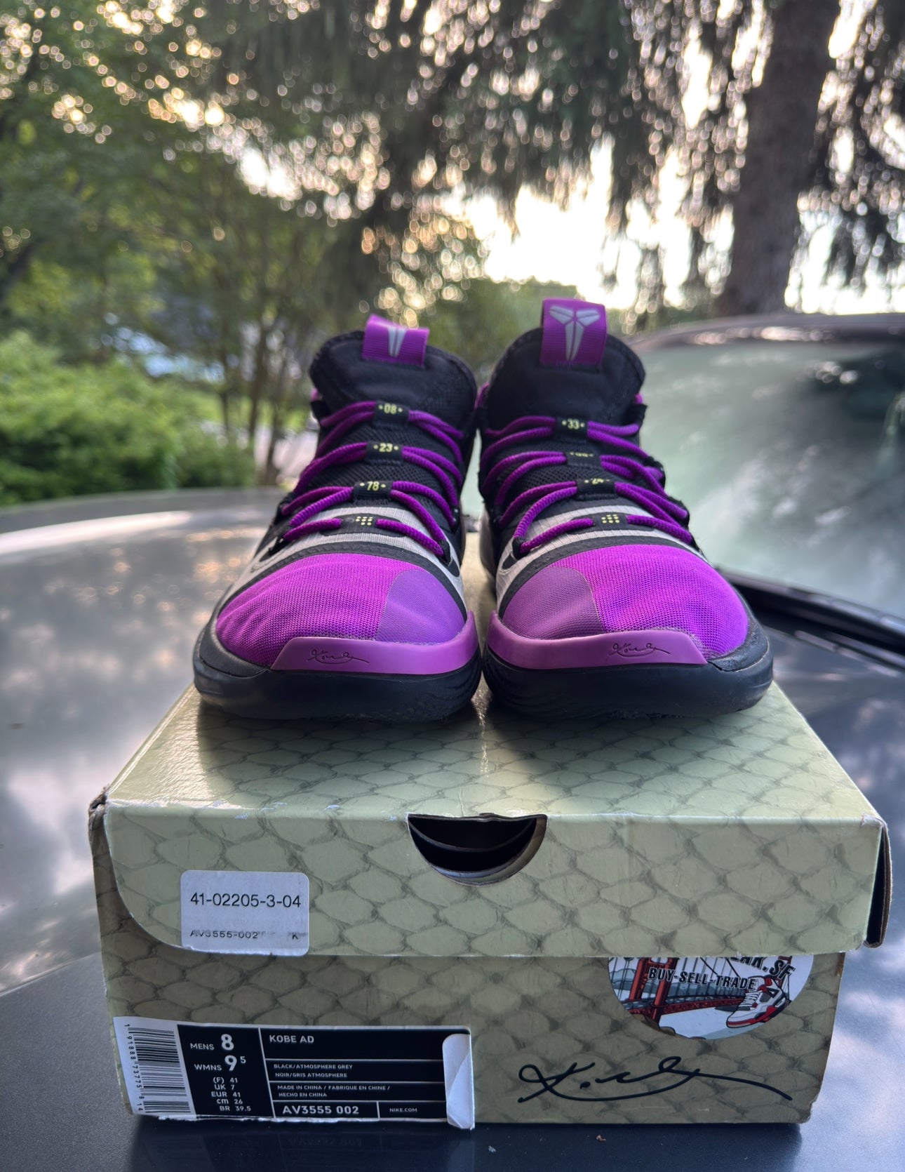 Kobe A.D. Vivid Purple Size 8