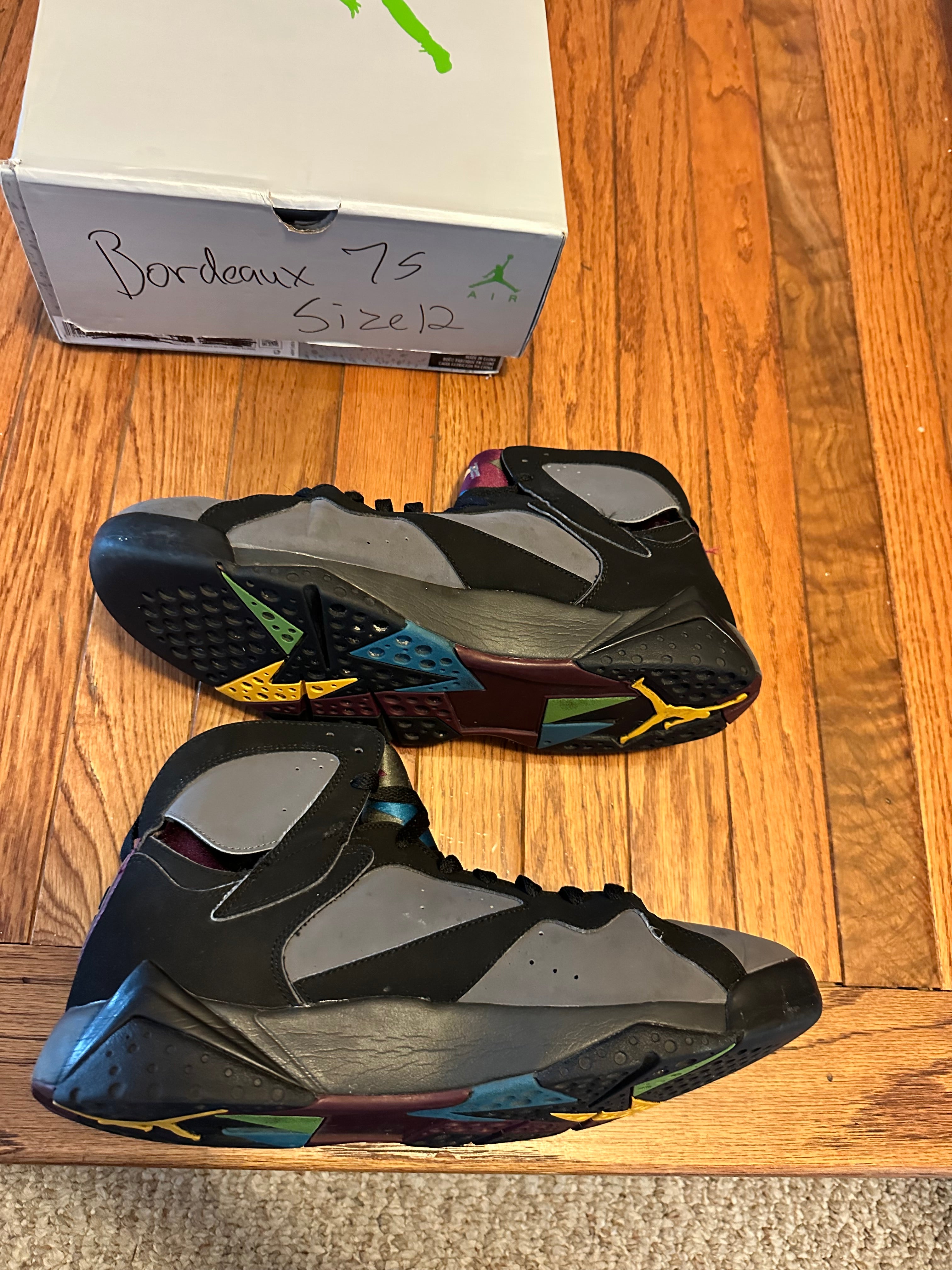 Bordeaux 7s size 12