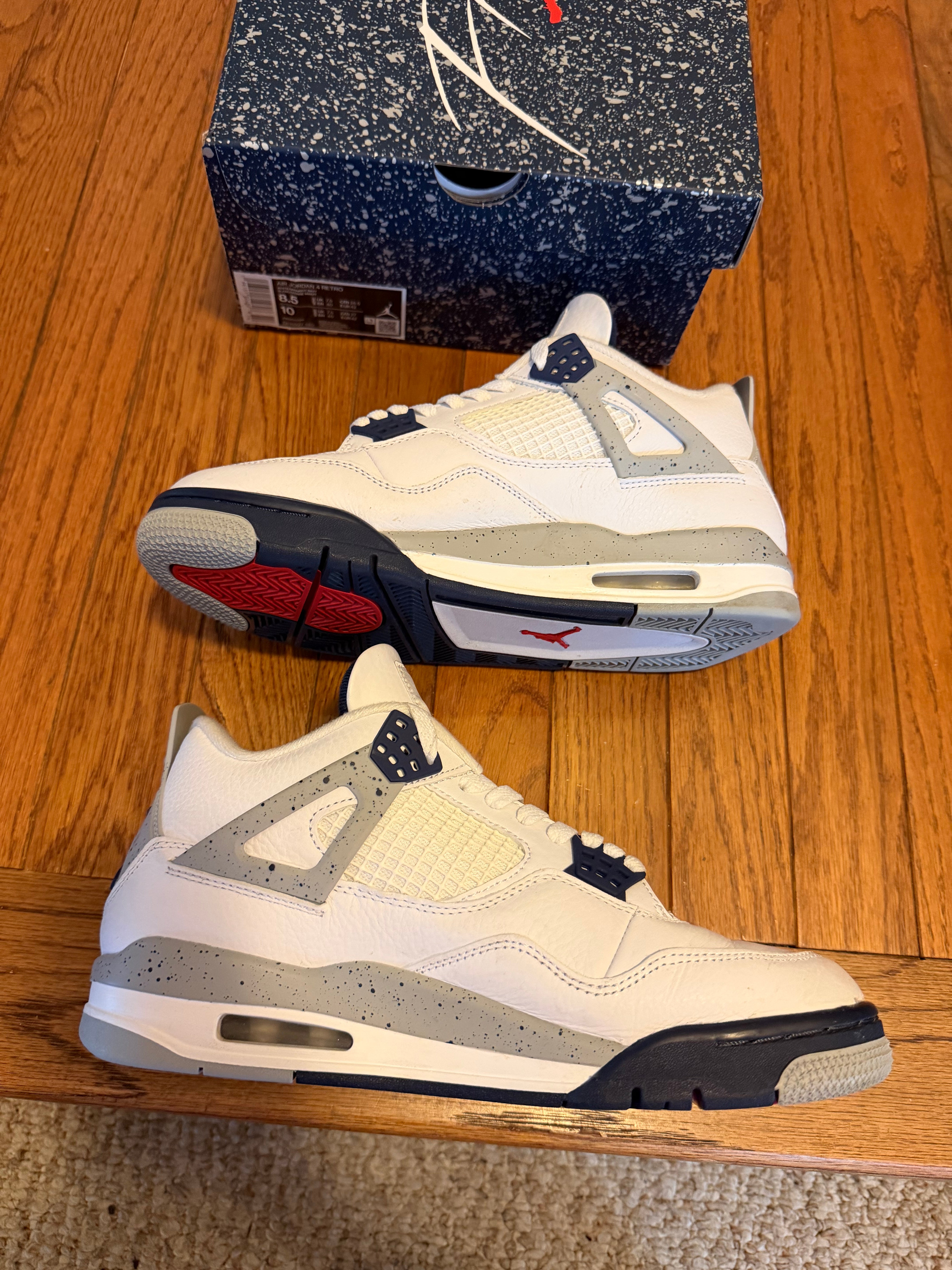 Midnight Navy 4s size 8.5