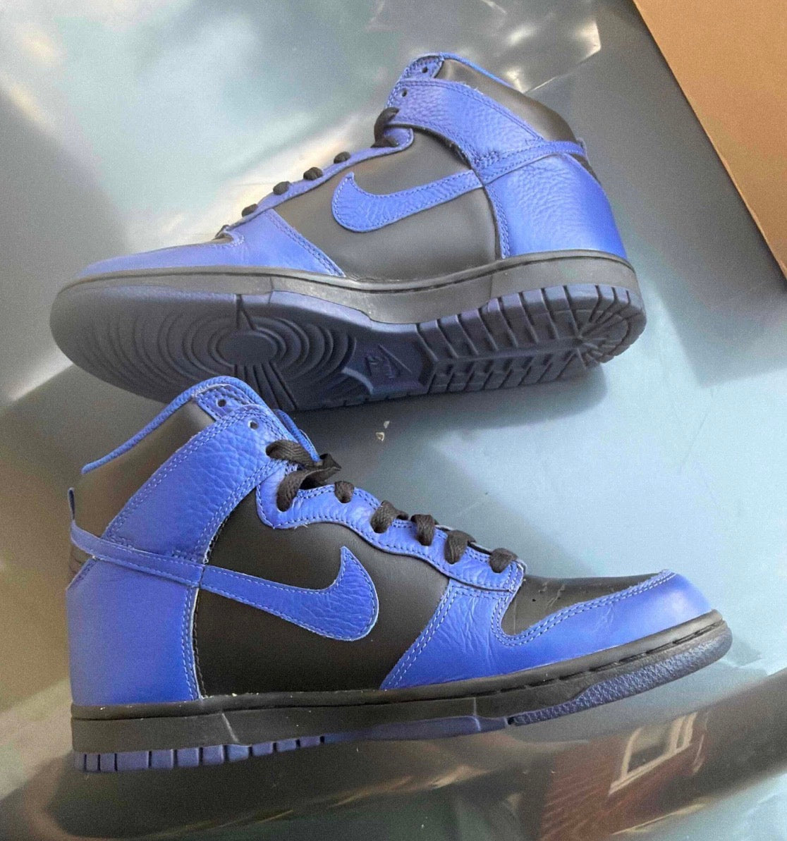 Dunk High Black Old Royal Size 8