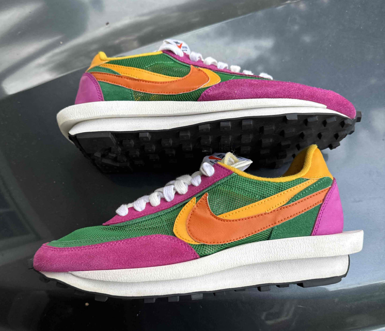 Sacai X LDWaffle Pine Green Size 9
