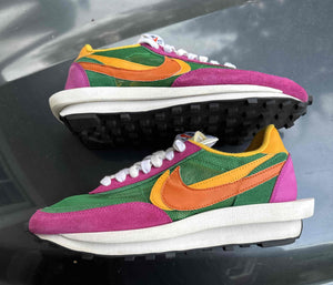 Sacai X LDWaffle Pine Green Size 9