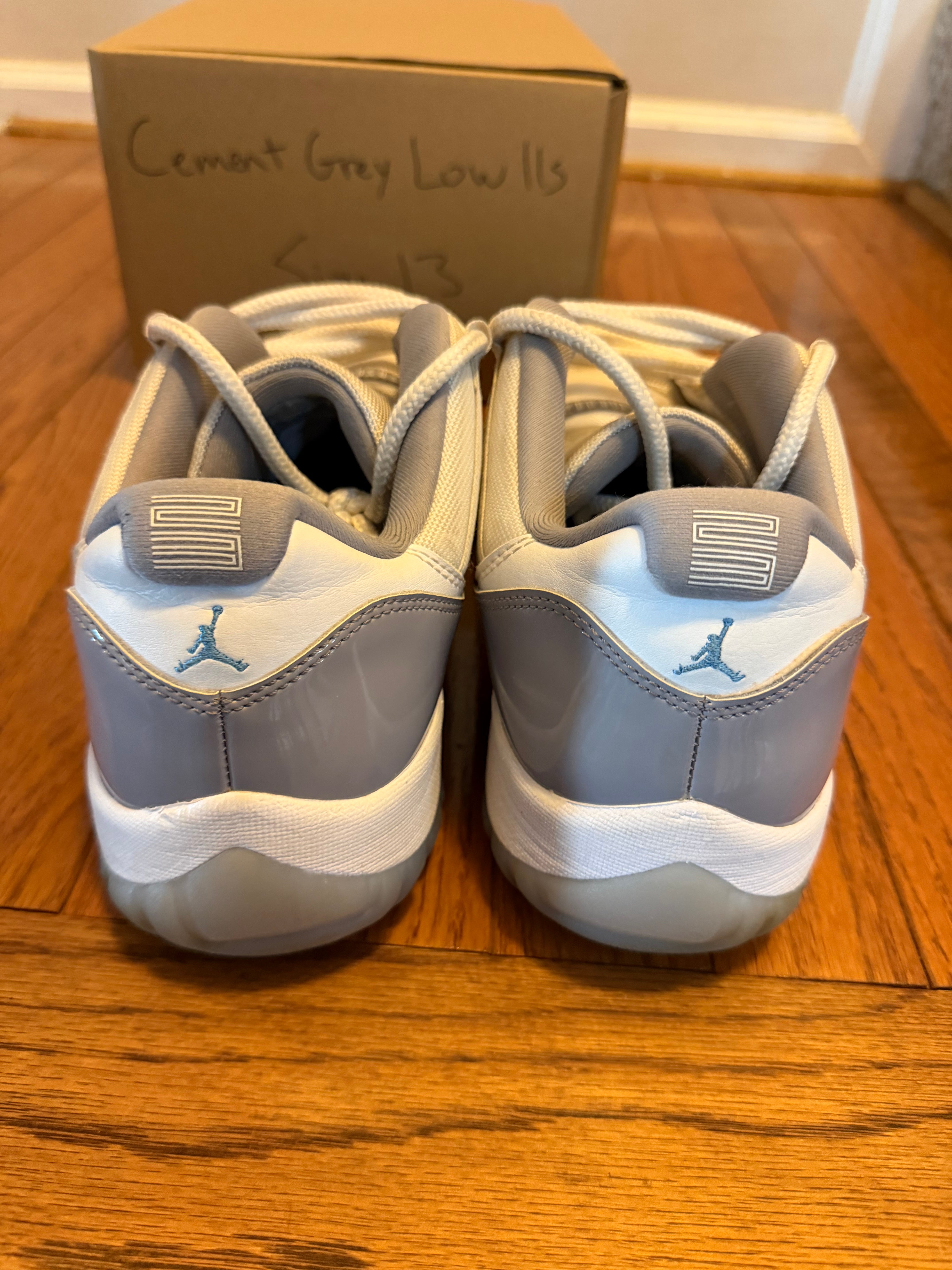 Cement Grey Low 11s size 13