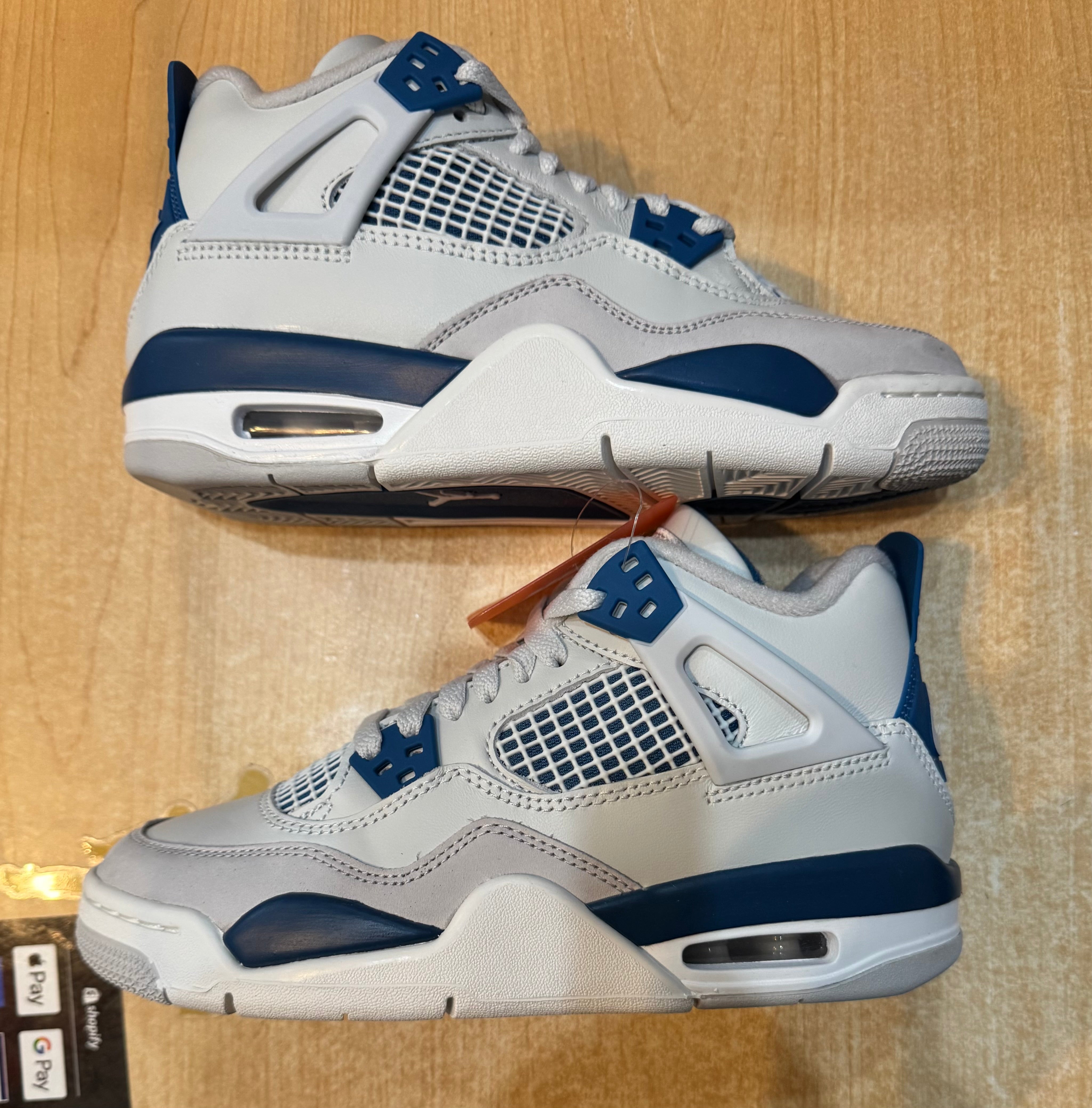 Brand New Military Blue 4s Size 4Y