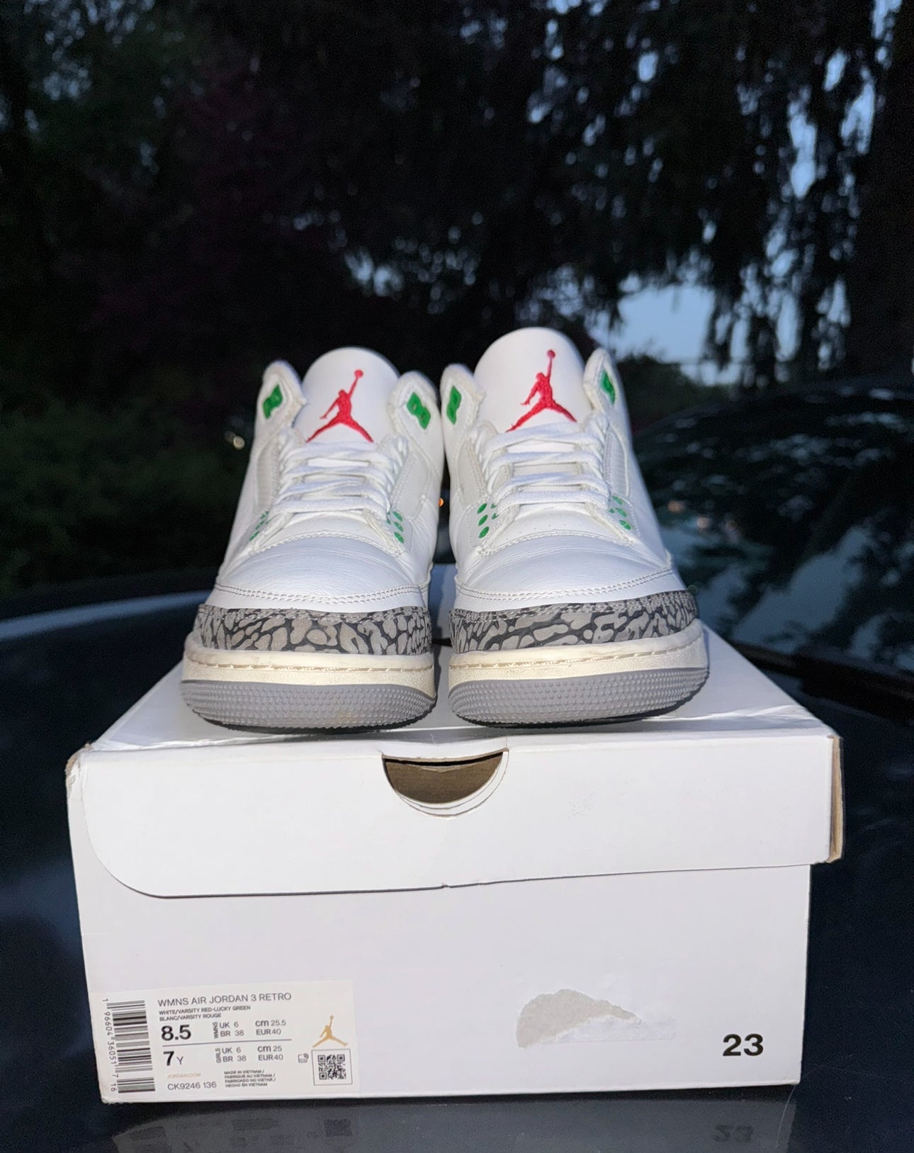 Lucky Green 3s Size 7
