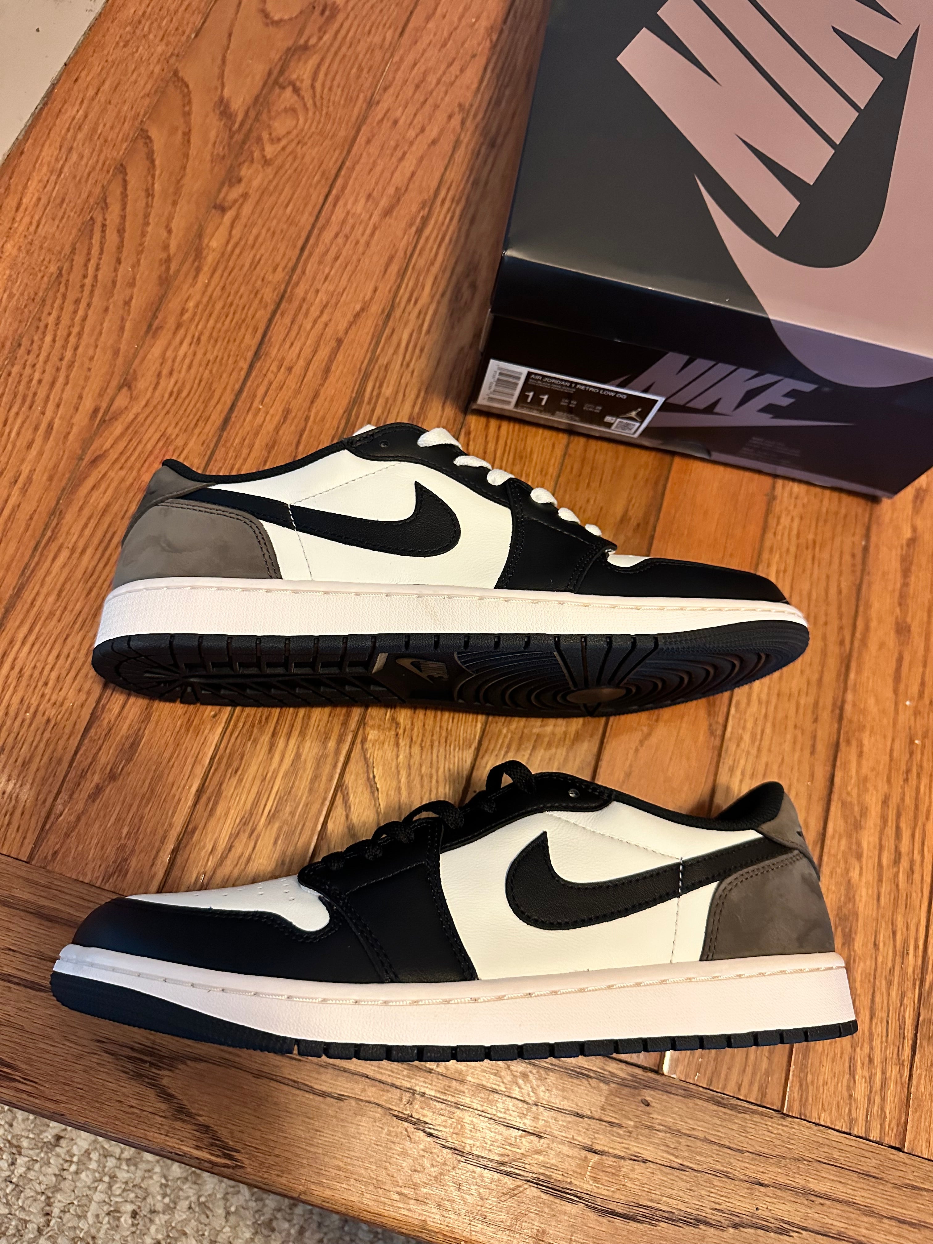 Brand new Mocha Low 1s size 11