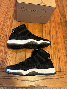 Heiress Black Stingray 11s size 5.5