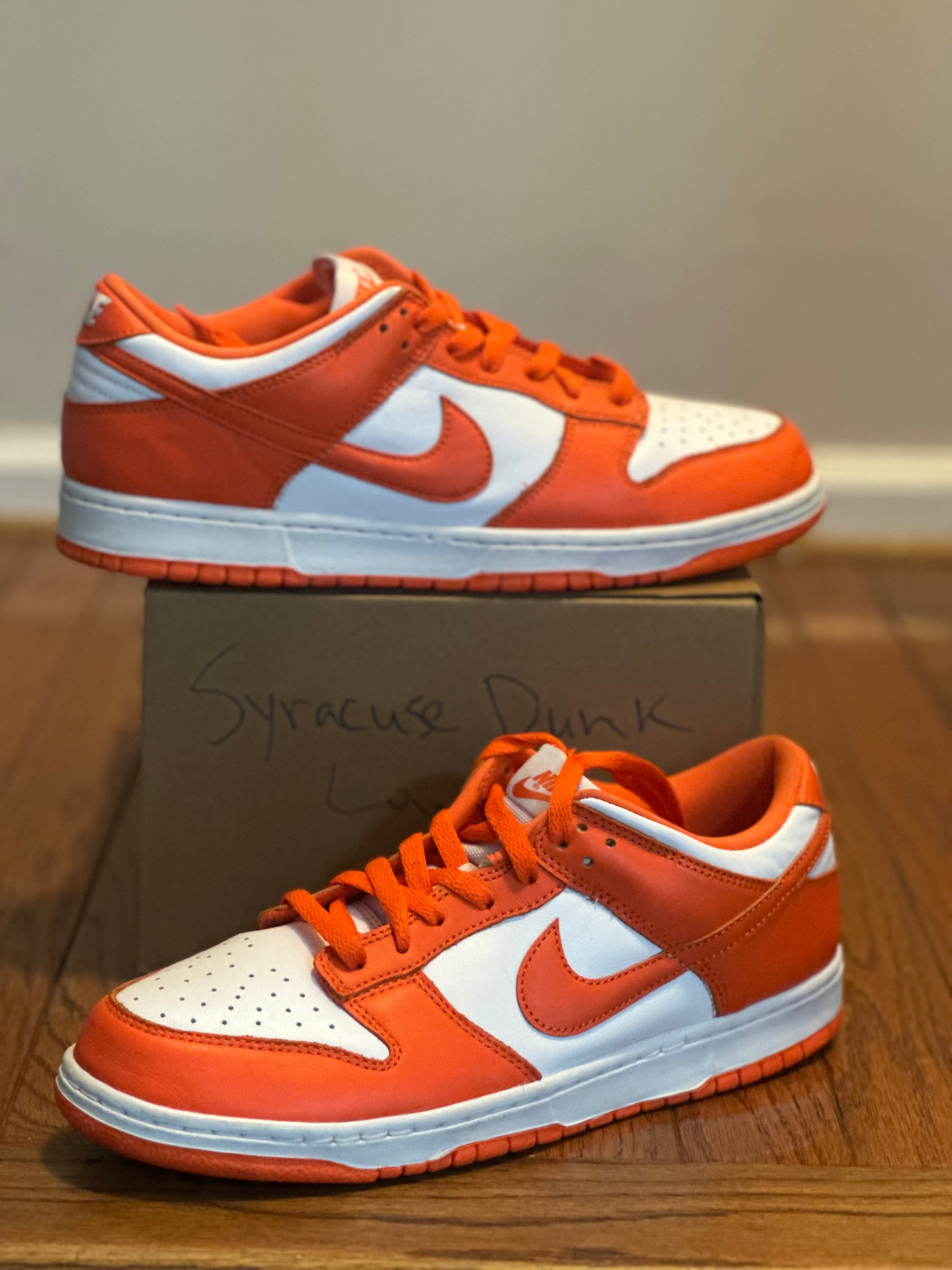 Syracuse Nike Dunk Low size 10.5