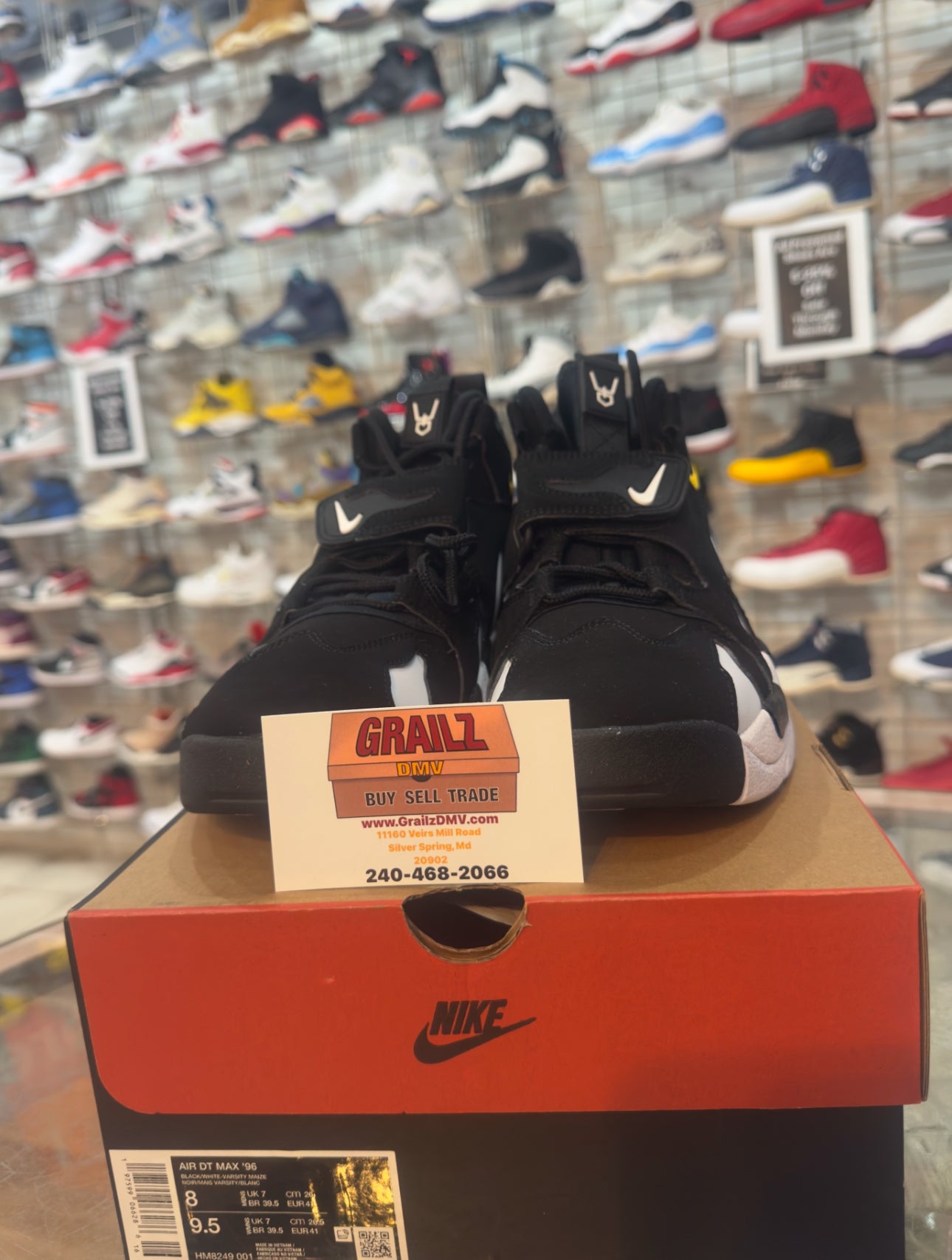 Brand New Air Max DT Black White Size 8