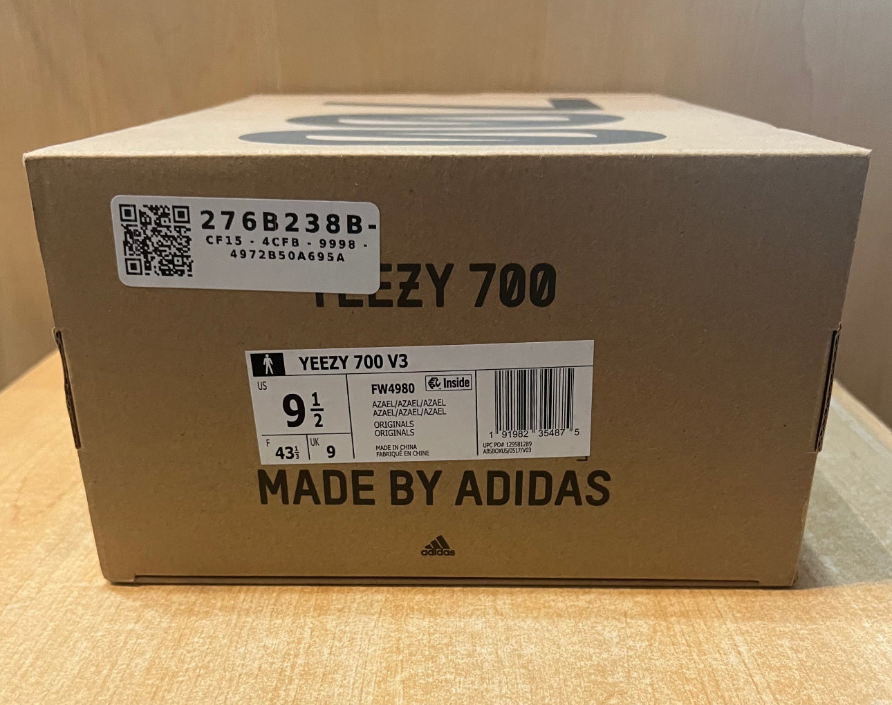 Brand New Yeezy 700 V3 Azael Size 9.5