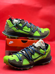 Off-White Electric Green Nike Zoom Terra Kiger 5 Size 10.5