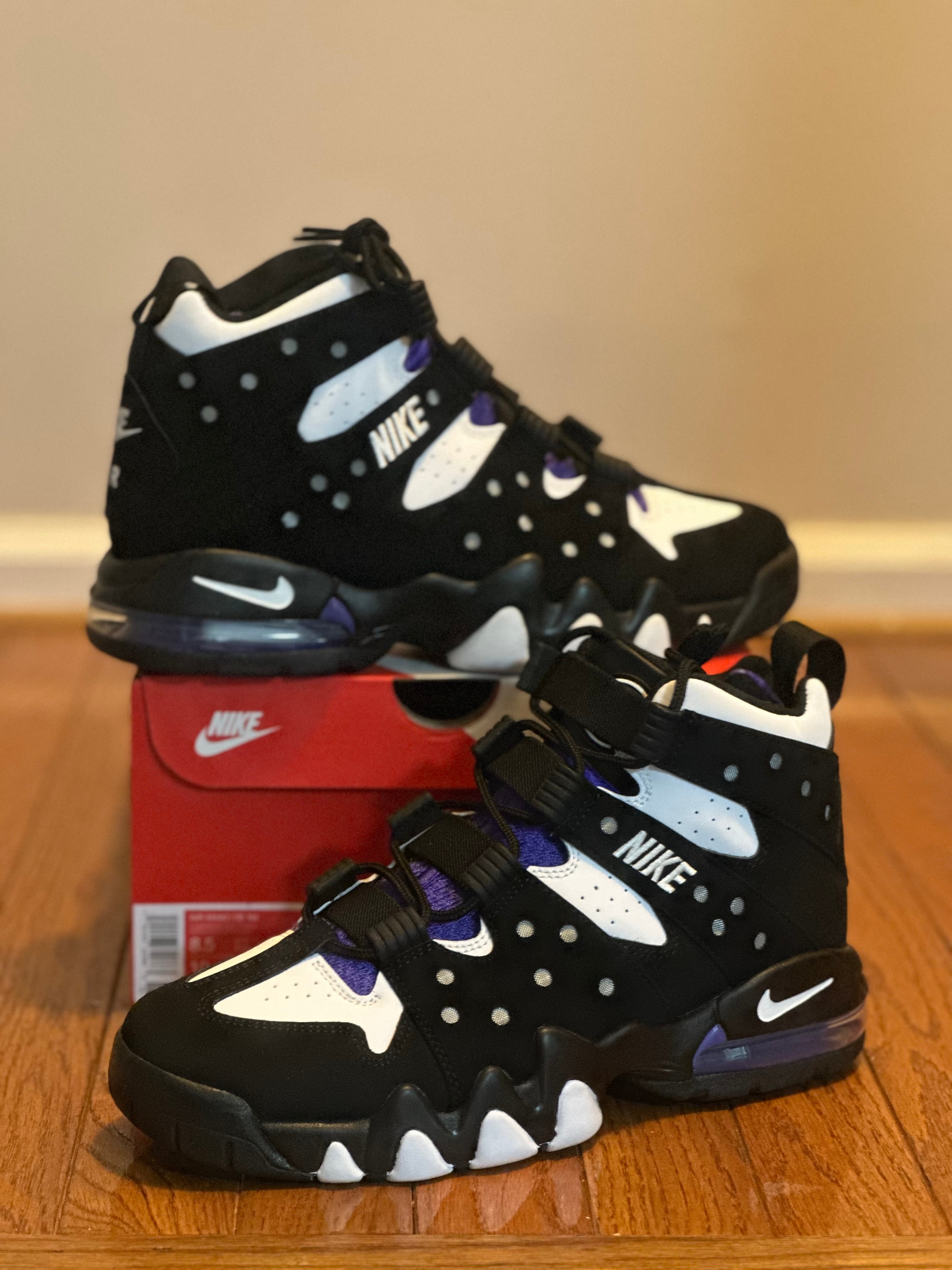 Brand new Black White Purple Nike Air Max 2 CB 94 size 8.5