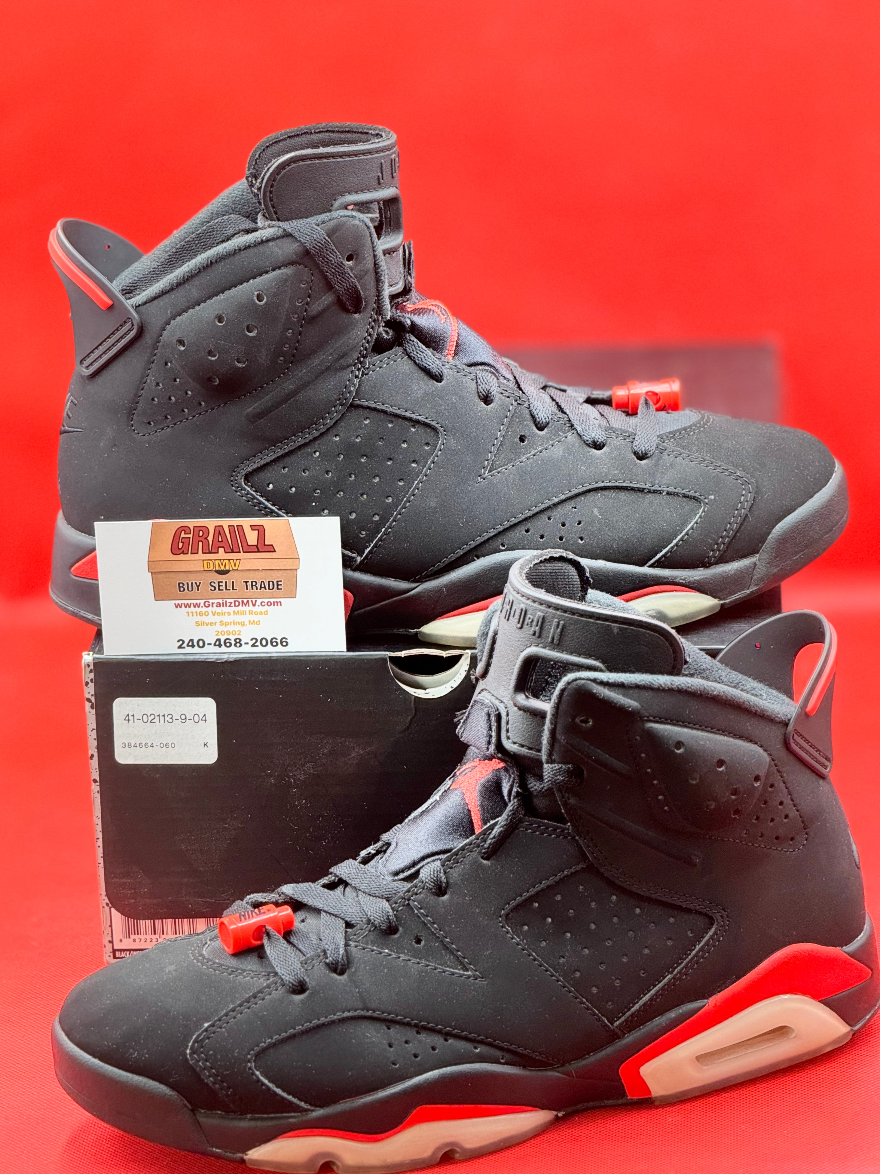 Infrared 6s Size 10.5