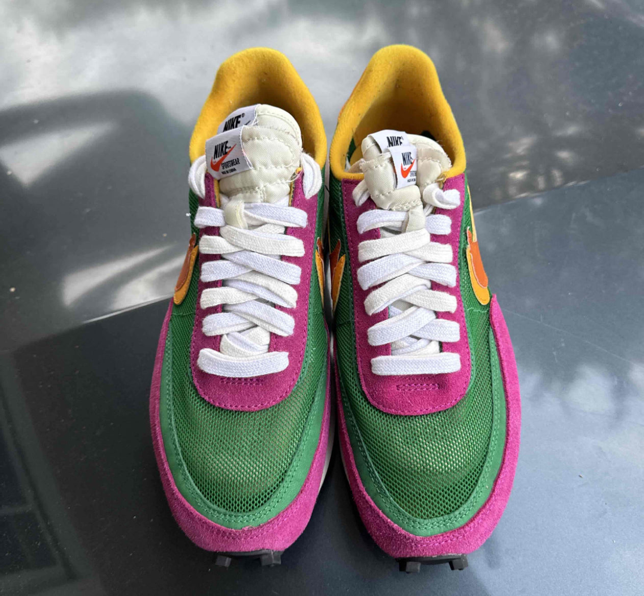 Sacai X LDWaffle Pine Green Size 9