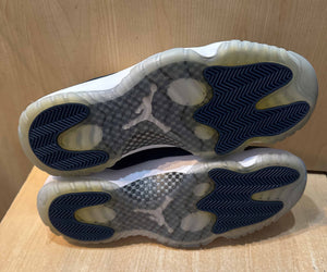 Navy Snakeskin Low 11s Size 12
