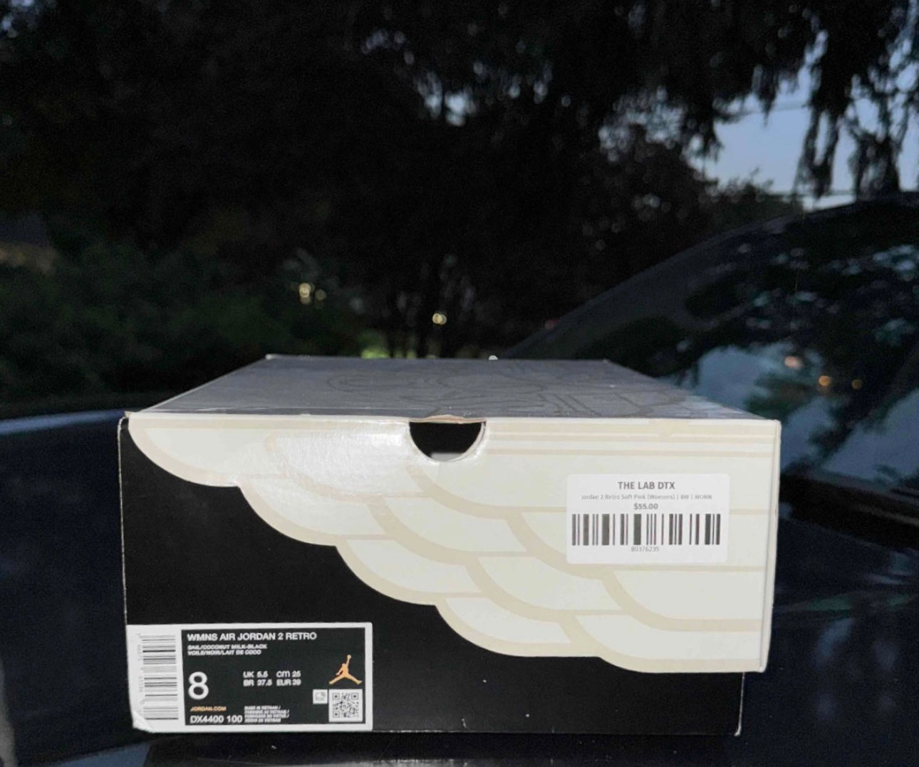 Sail Black 2s Size 6.5