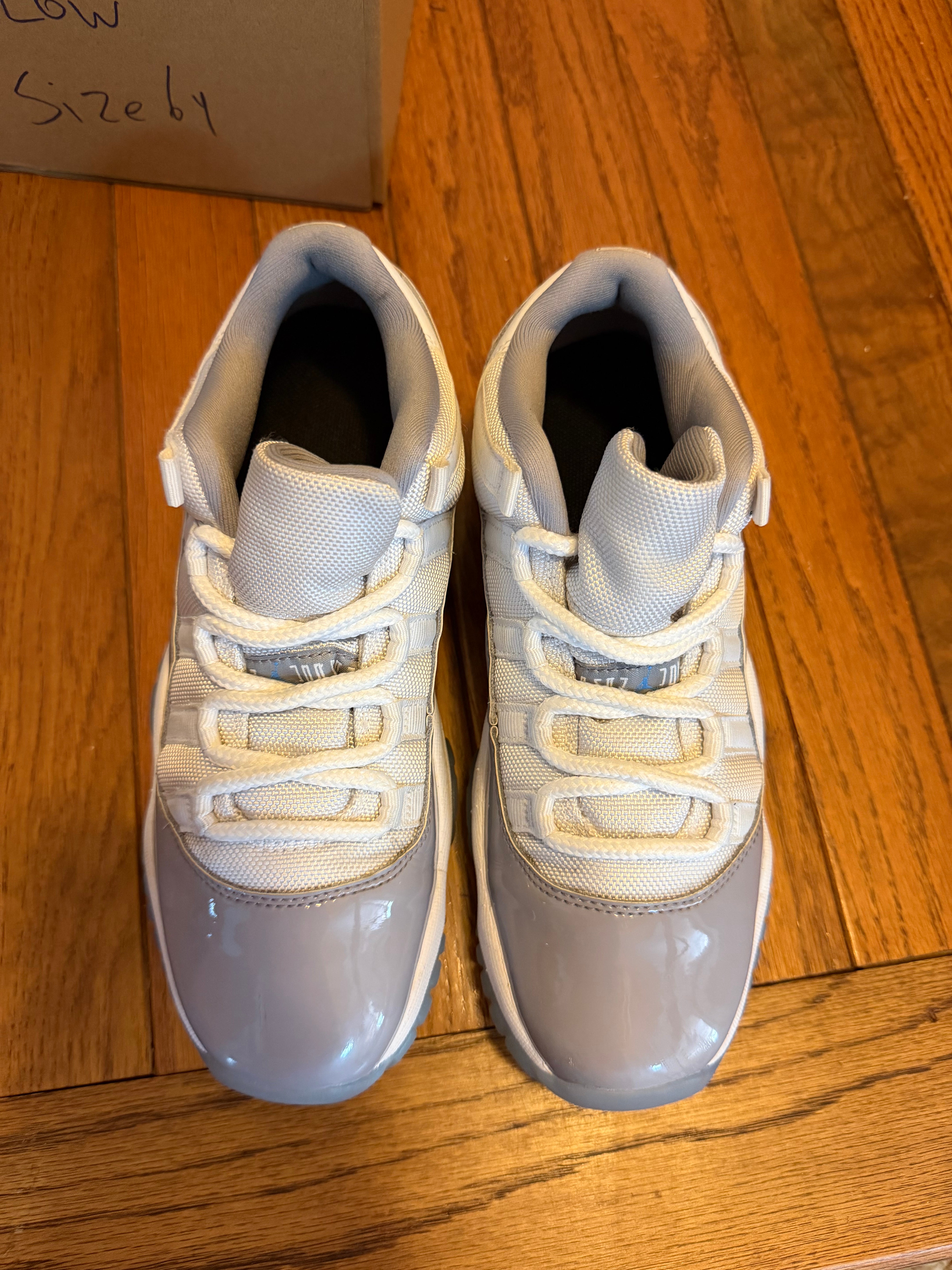 Cement Grey 11s size 6