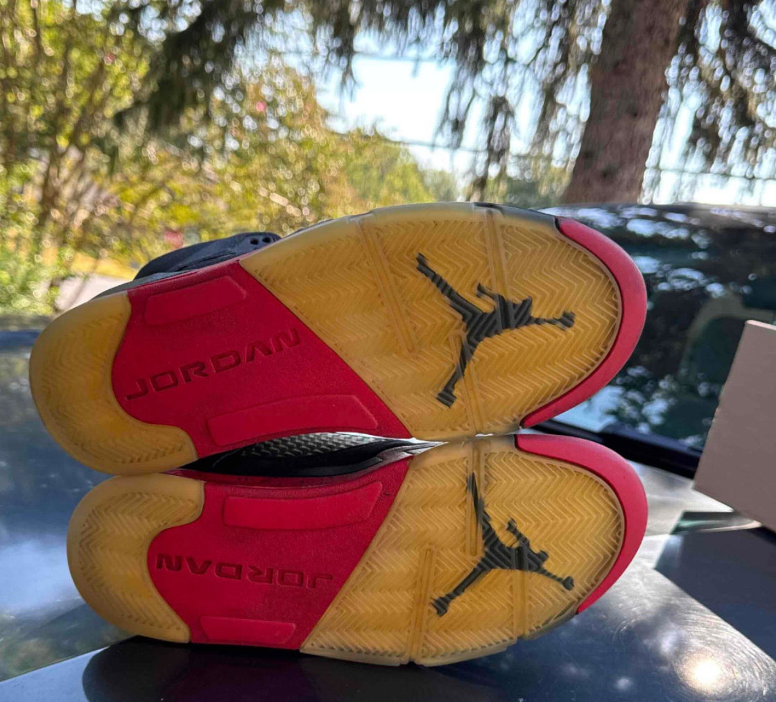Satin Bred 5s Size 8.5