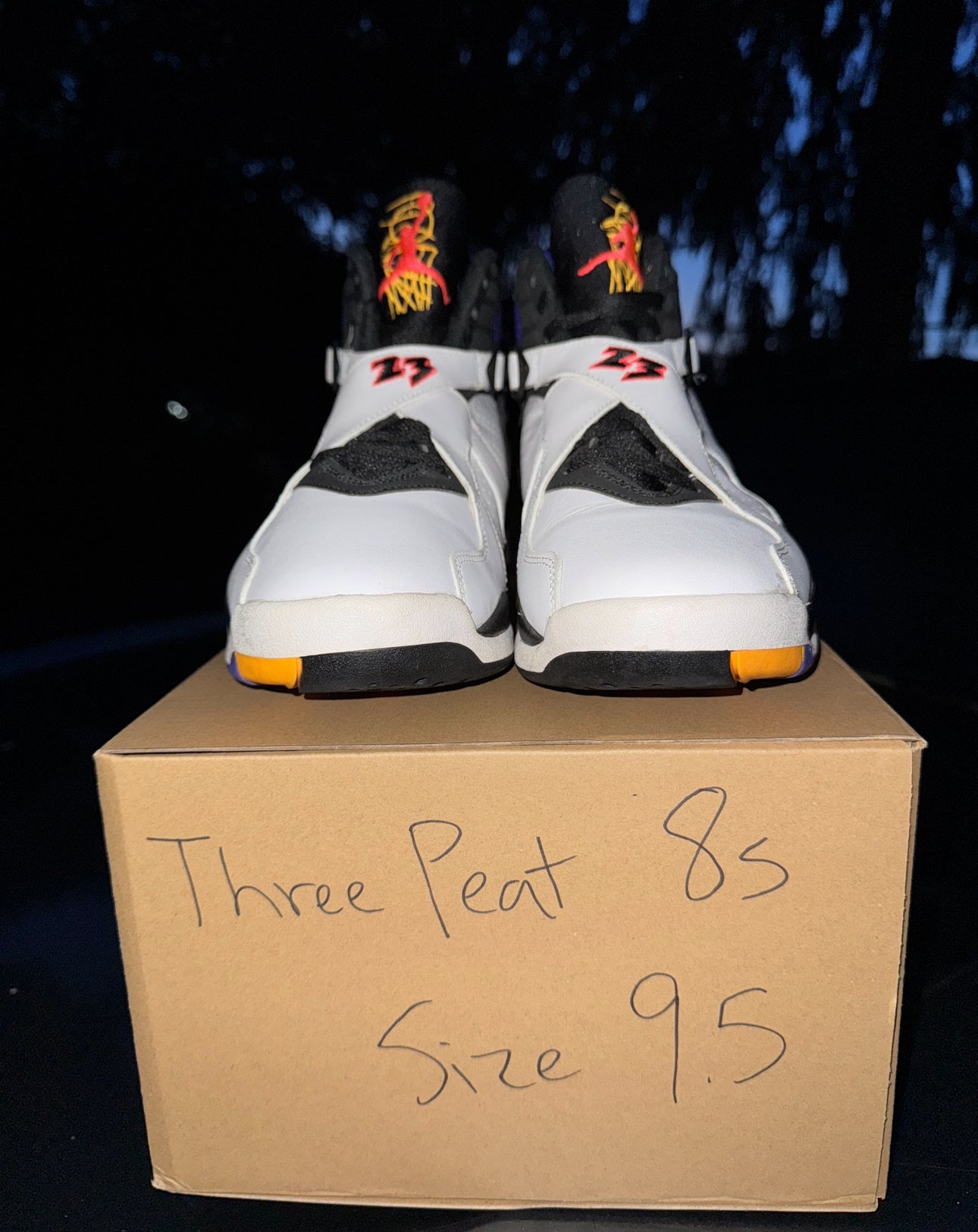 Three-Peat 8s Size 9.5
