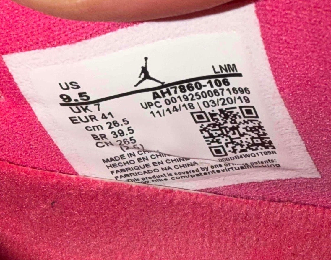 Pink Snakeskin Low 11s Size 8