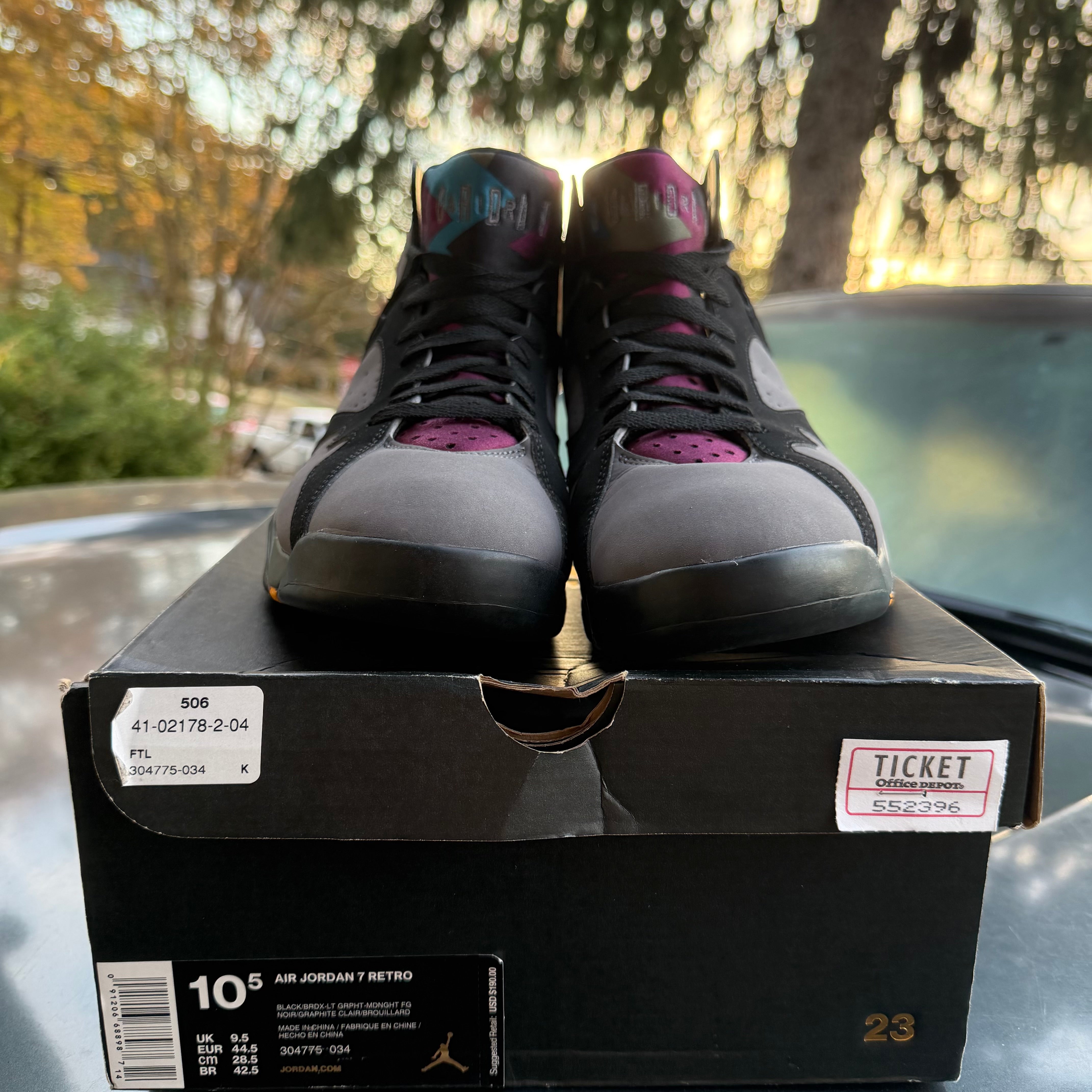 Bordeaux 7s Size 10.5