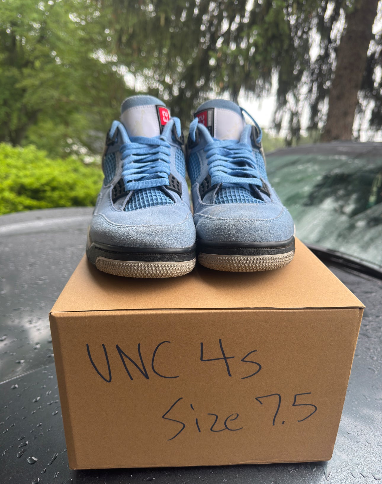 University Blue 4s Size 7.5