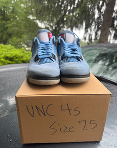 University Blue 4s Size 7.5