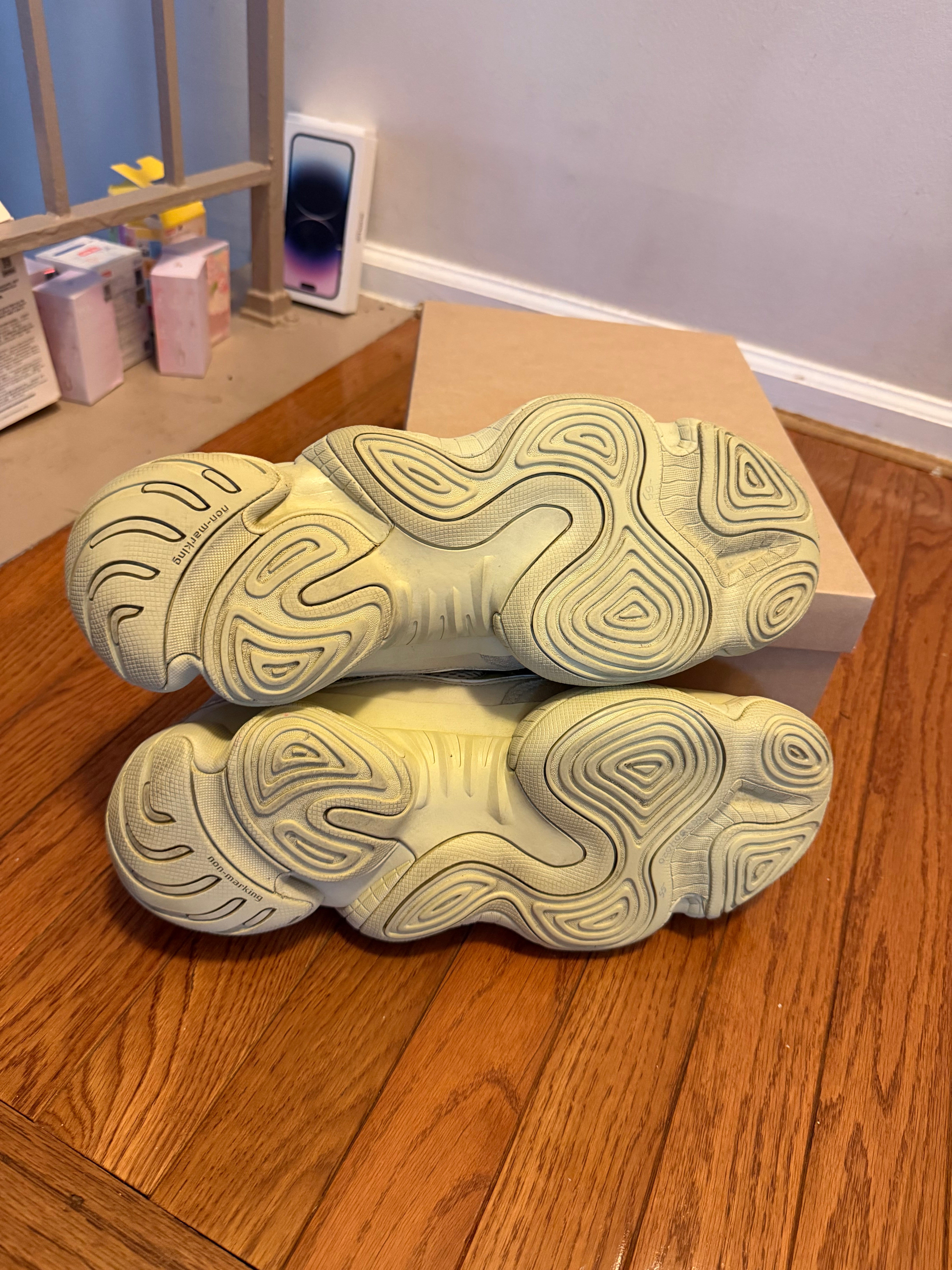 Super Moon Yellow Adidas Yeezy 500 size 14