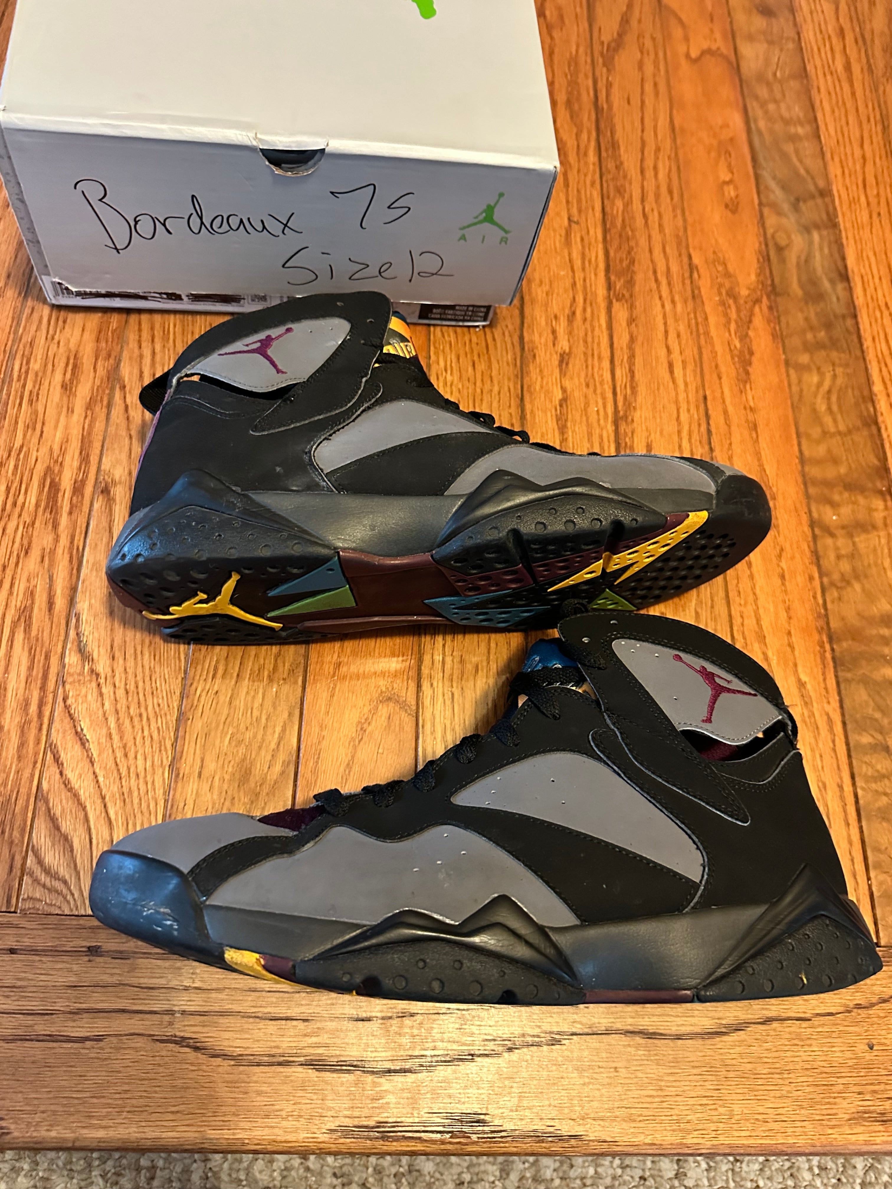 Bordeaux 7s size 12