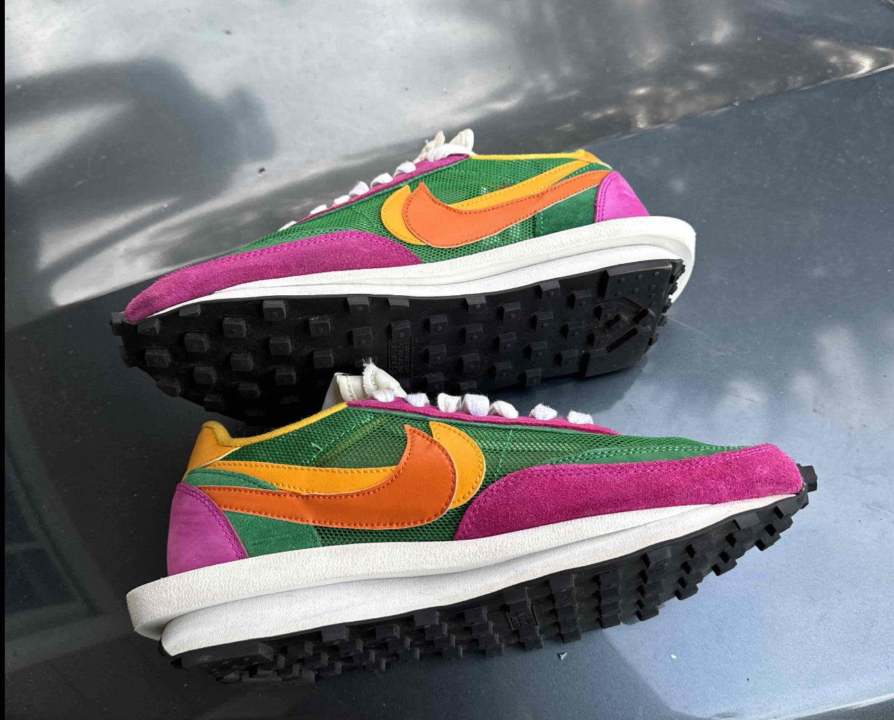 Sacai X LDWaffle Pine Green Size 9