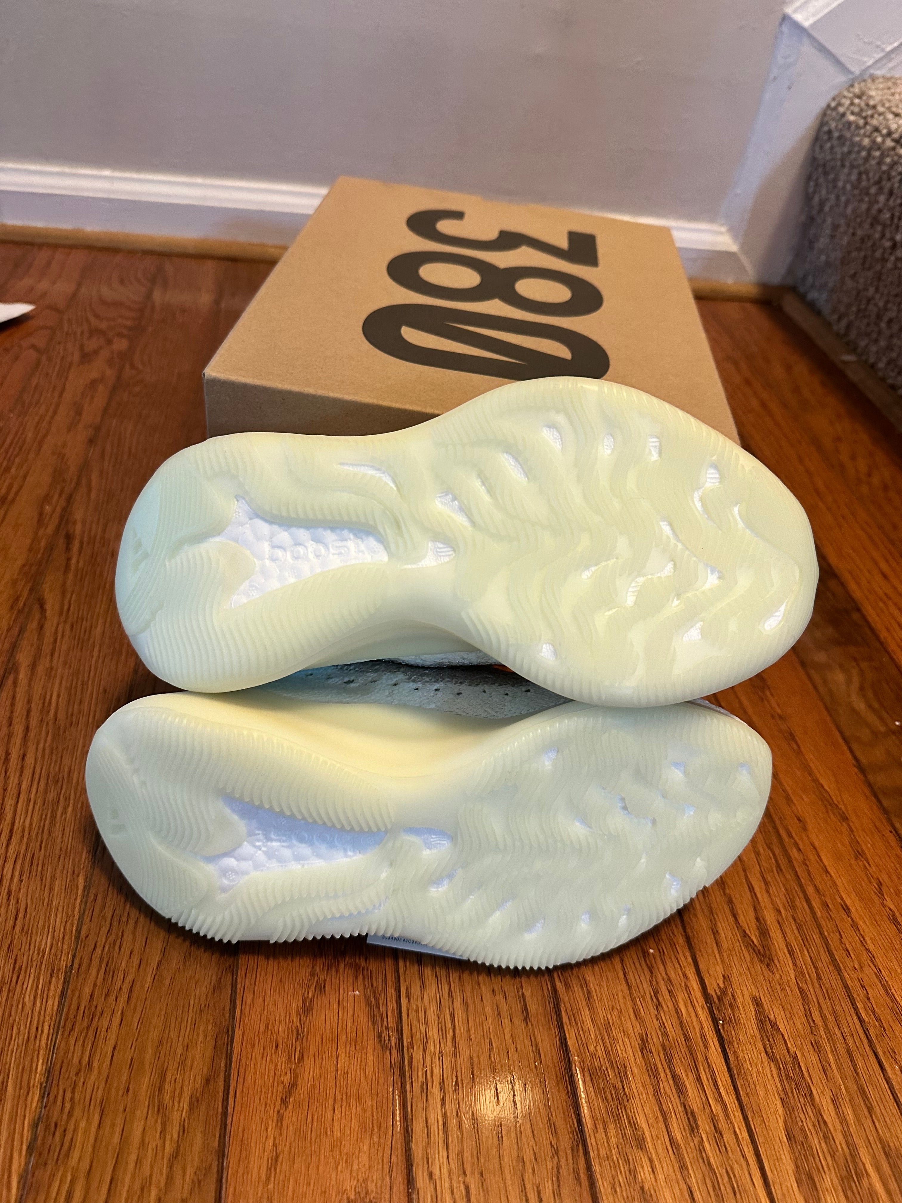 Brand new Calcite Glow Adidas Yeezy Boost 380 size 4