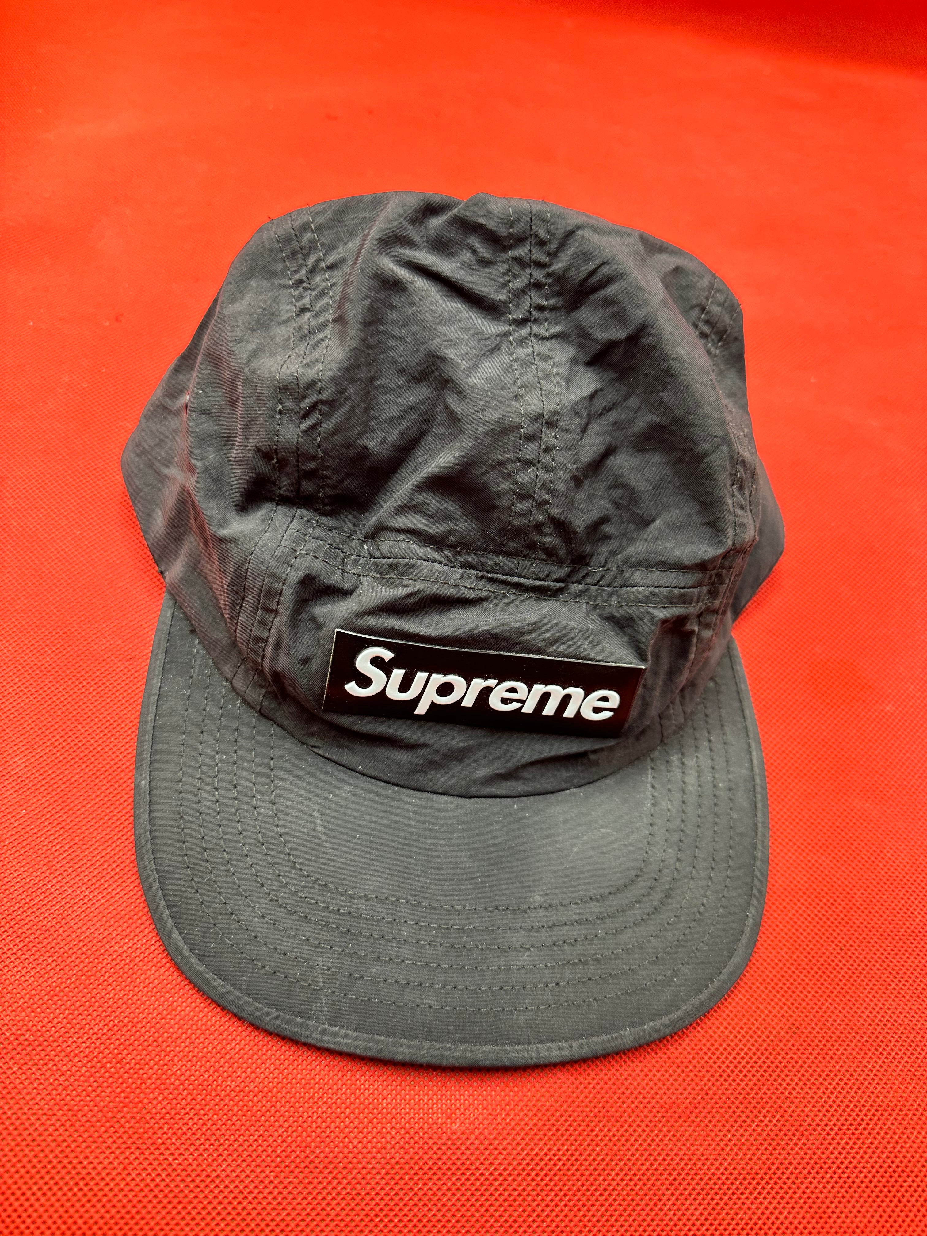 Black Supreme Liquid Metal Camp Cap