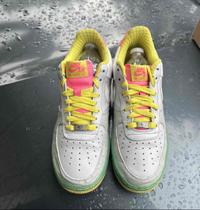 Air Force 1 07 Grey Azure Size 8.5