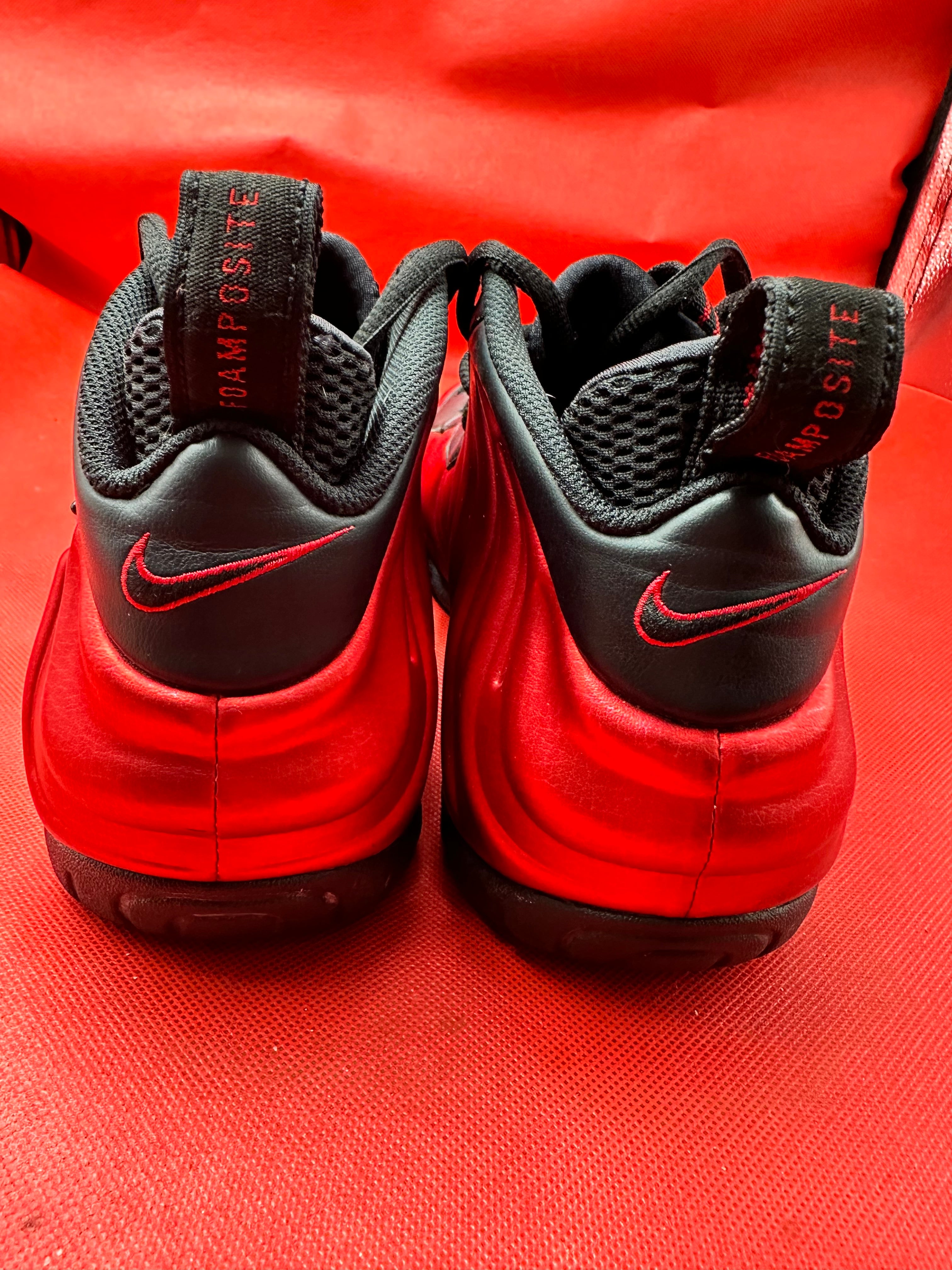 University Red Nike Foamposite Size 8.5