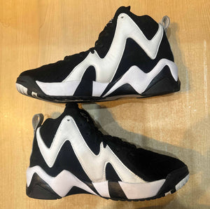 Reebok Kamikaze 2 OG Black White Size 8.5