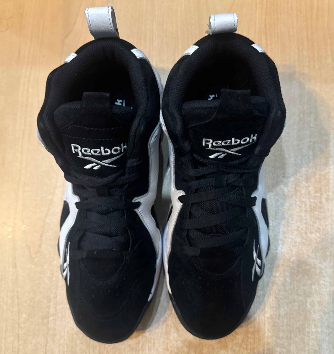 Reebok Kamikaze 2 OG Black White Size 8.5