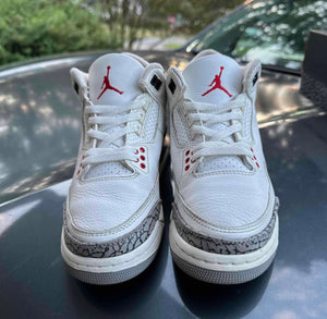 White Cement Reimagined 3s Size 5.5Y